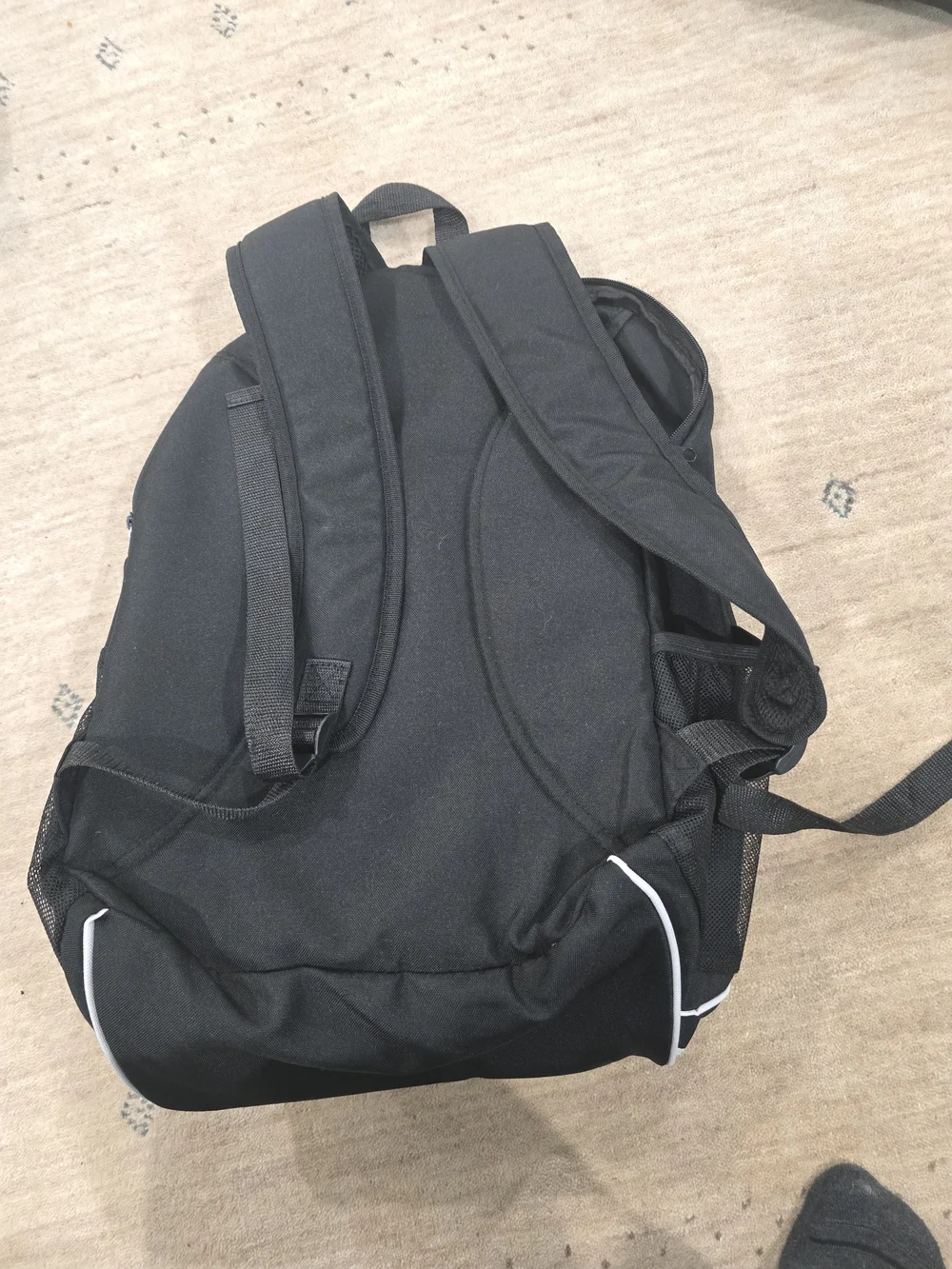 Black Men's Sports Backpack